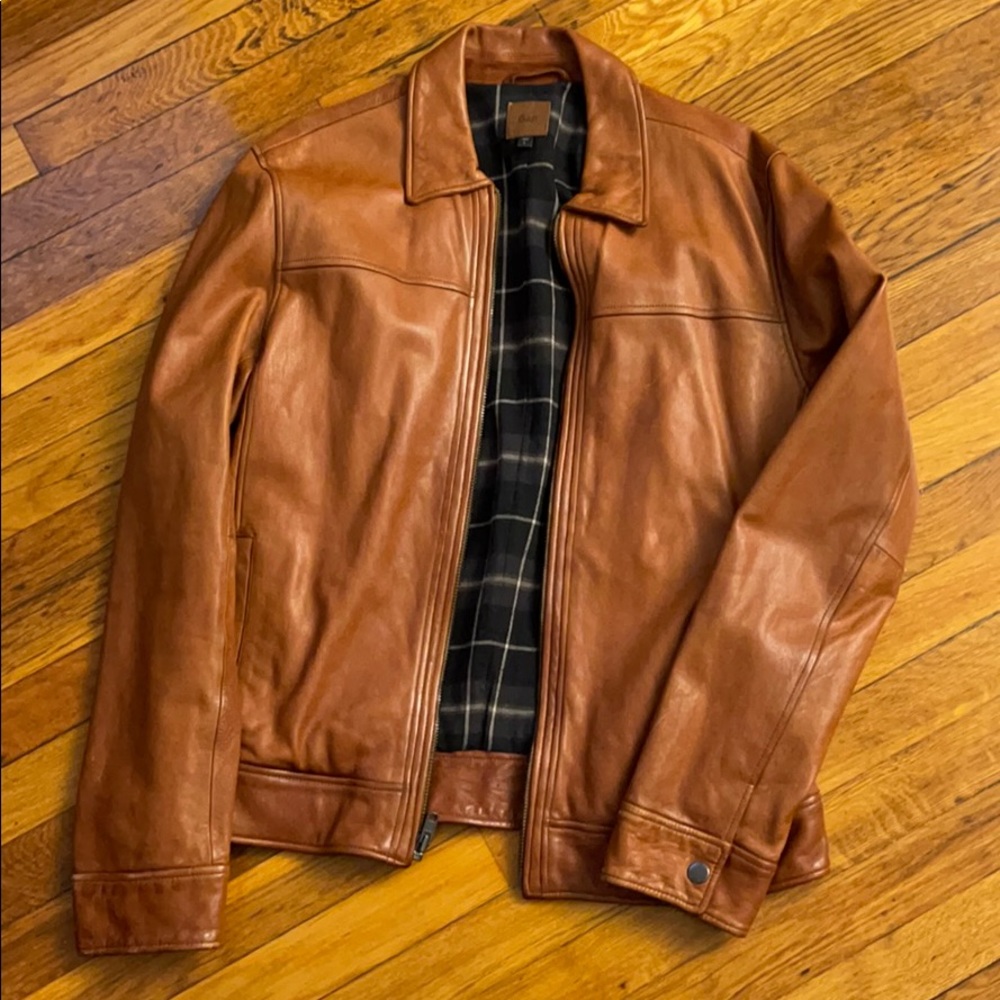 Gap Brown Leather Jacket
